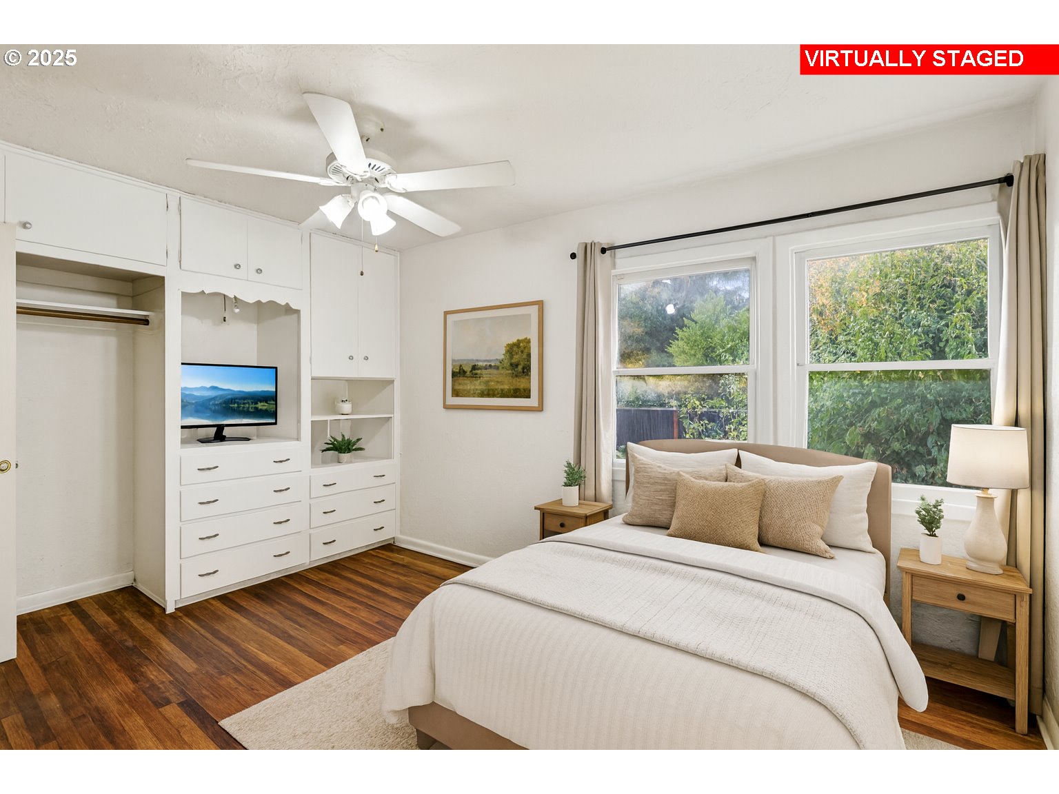 224 Northeast 92nd Place Portland, OR 97220 - Photo 25 of 43 a bedroom with a bed dresser and a window