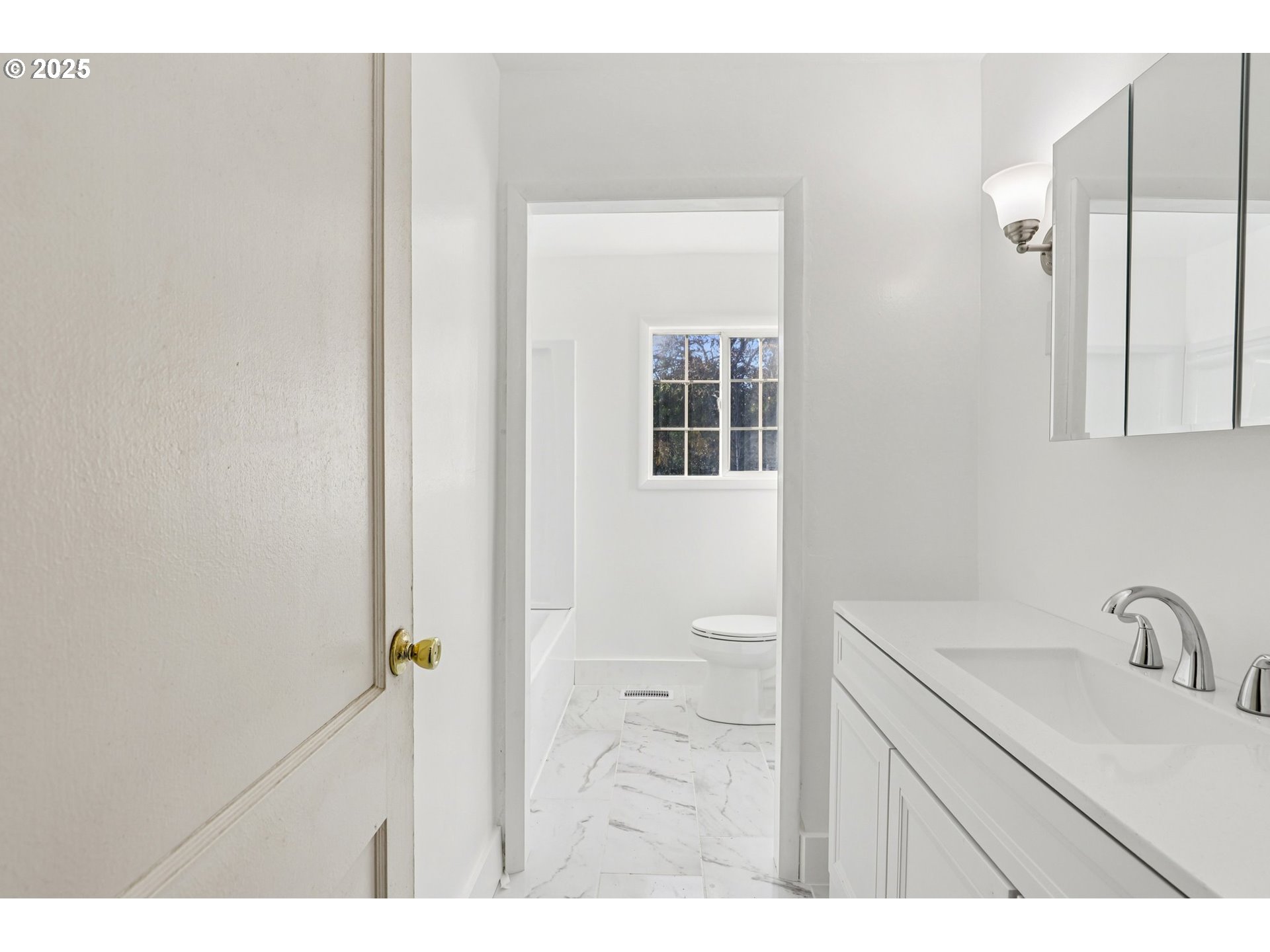 224 Northeast 92nd Place Portland, OR 97220 - Photo 34 of 43 a bathroom with a sink and a mirror