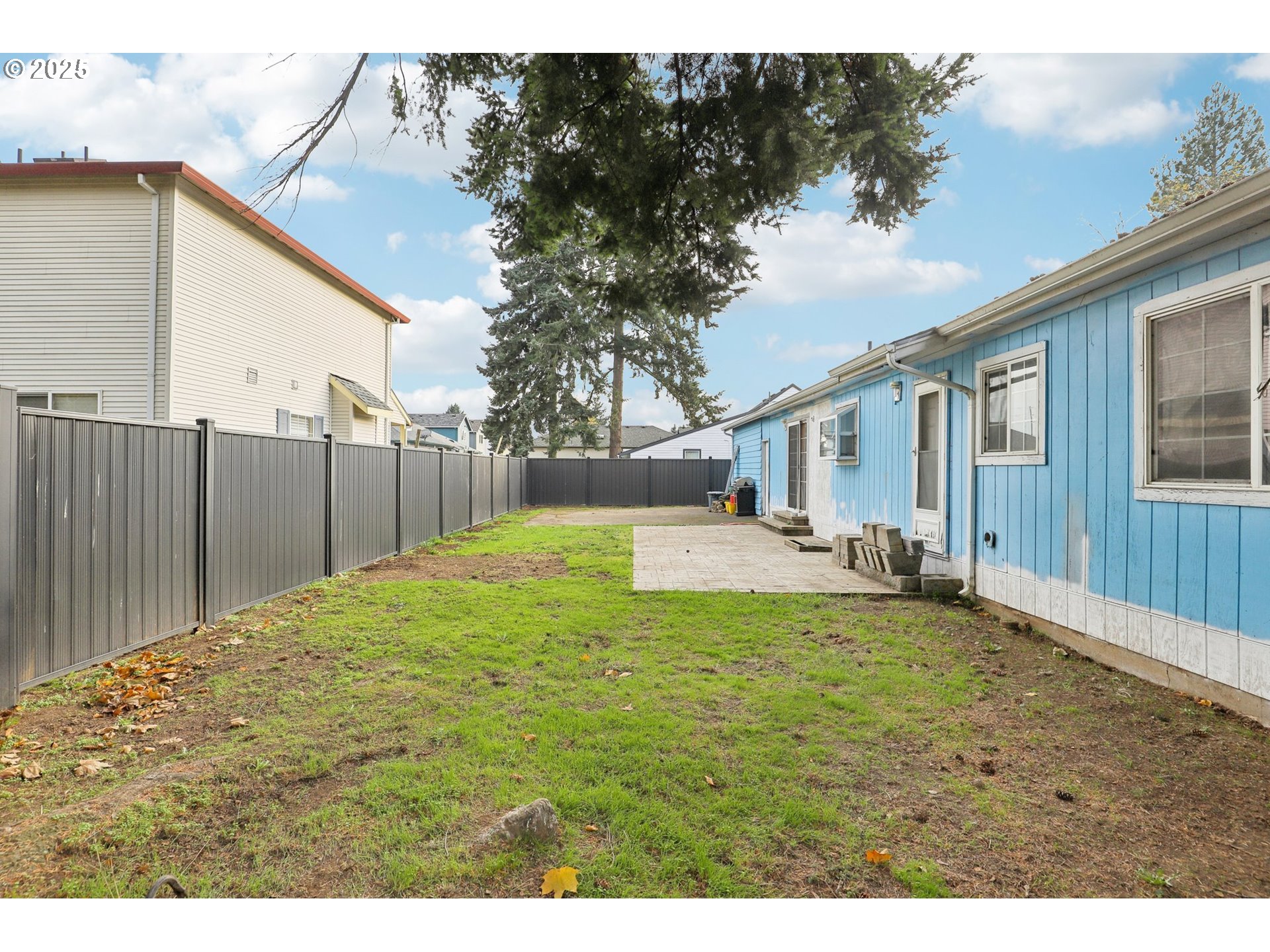 224 Northeast 92nd Place Portland, OR 97220 - Photo 40 of 43 a view of a backyard with a garden