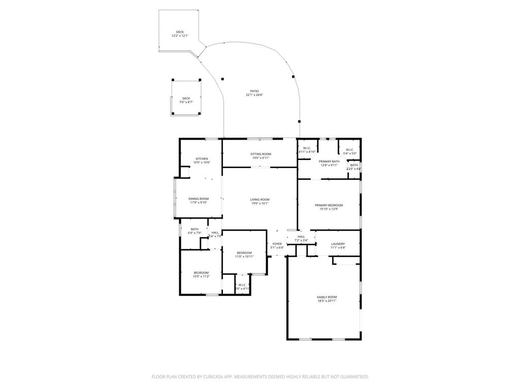 107 Fort Graham Circle Waco, TX 76705 - Photo 40 of 40 View of property floor plan