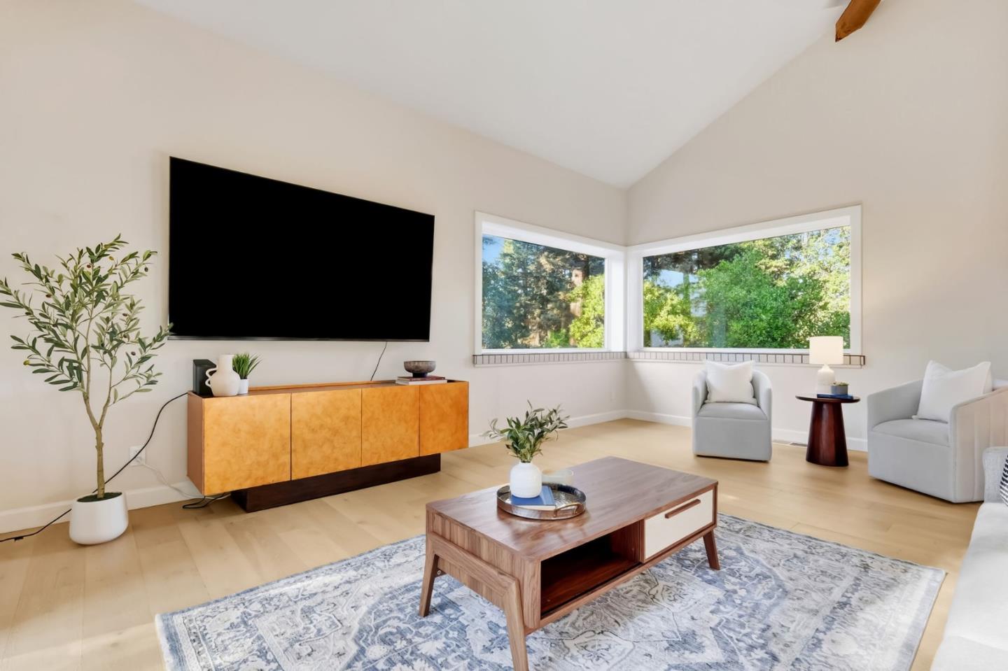 620 Condor Avenue Ben Lomond, CA 95005 - Photo 3 of 42 a living room with furniture and a flat screen tv
