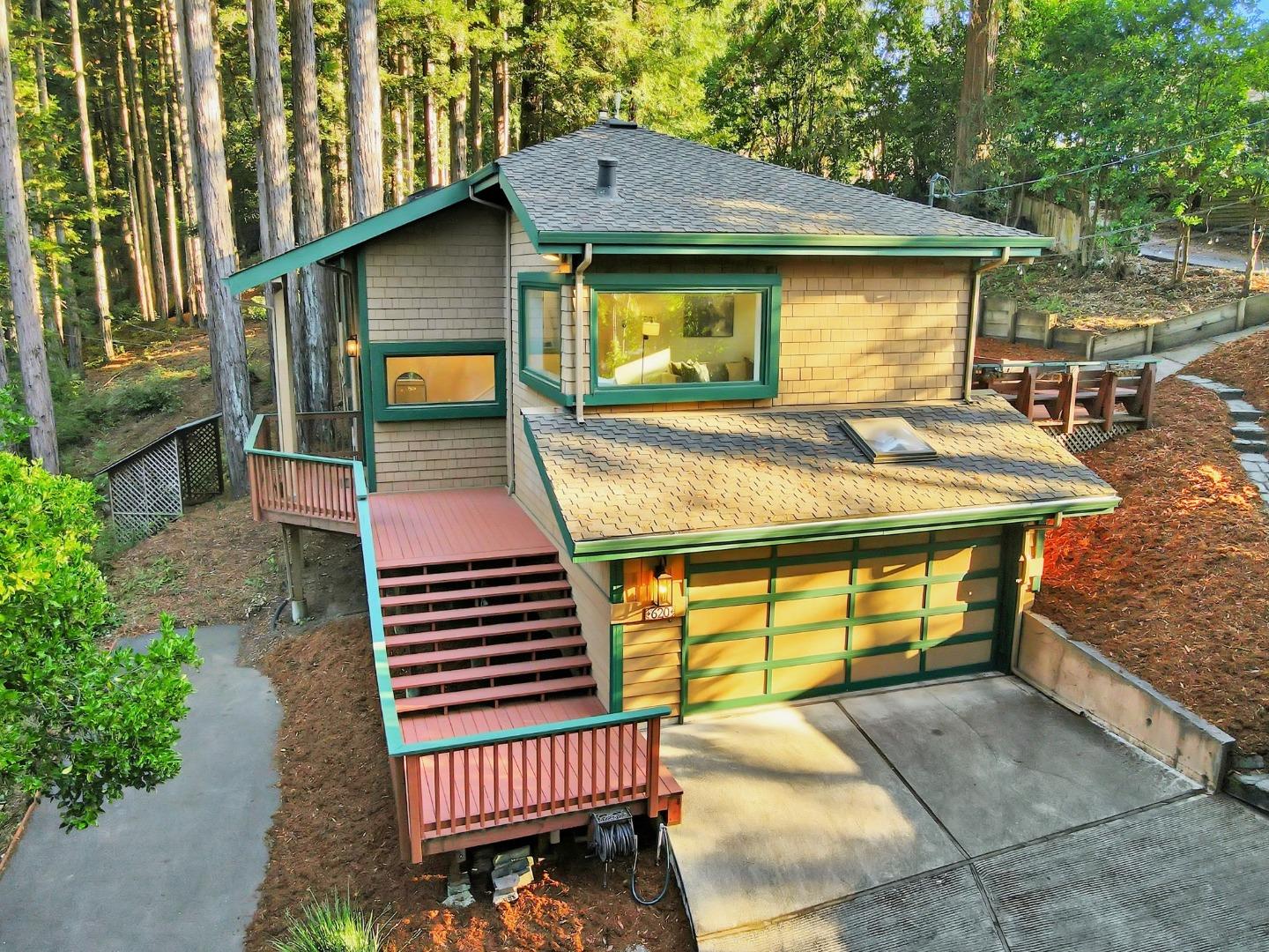620 Condor Avenue Ben Lomond, CA 95005 - Photo 37 of 42 a small pool with a outdoor seating