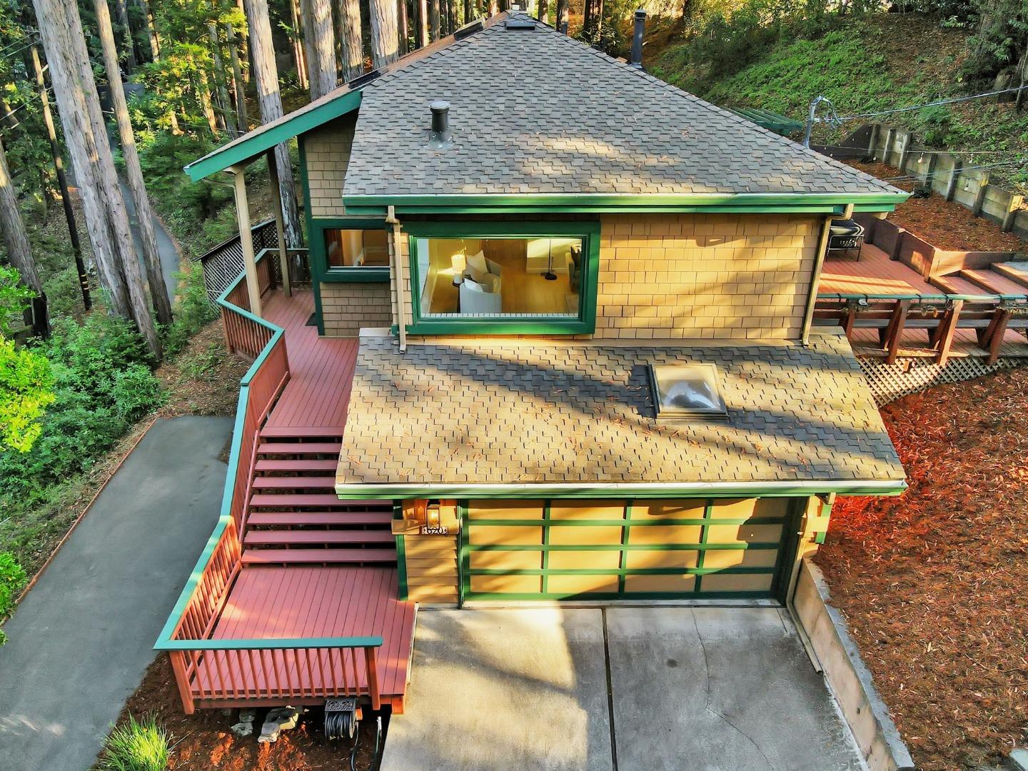 620 Condor Avenue Ben Lomond, CA 95005 - Photo 39 of 42 an outdoor view of house with swimming pool outdoor seating