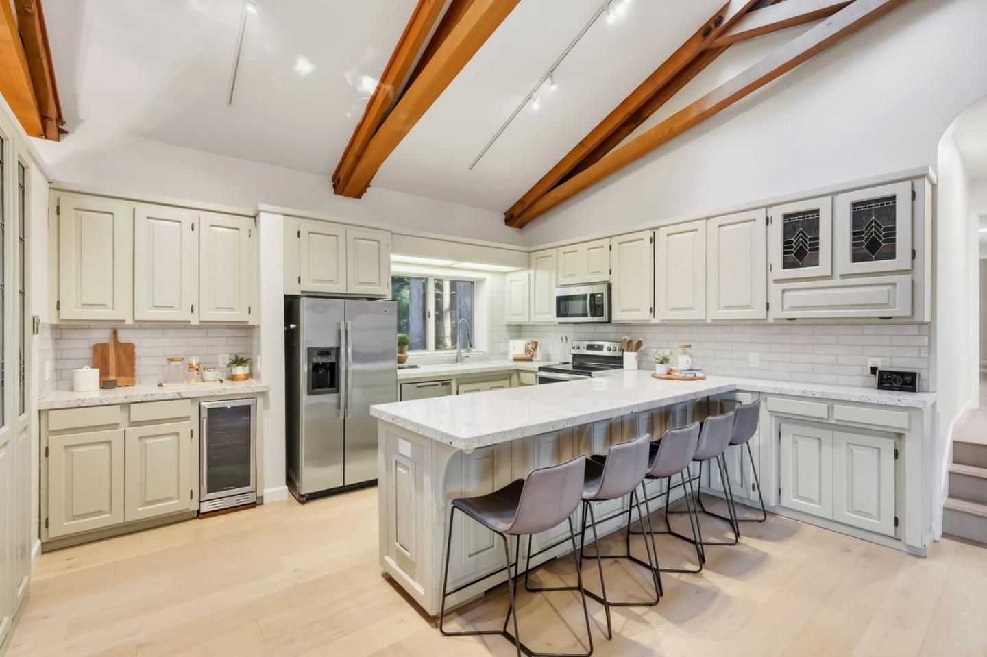 620 Condor Avenue Ben Lomond, CA 95005 - Photo 7 of 42 a kitchen with appliances cabinets and a sink