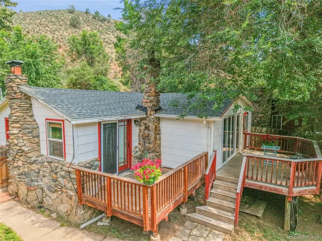 a view of a roof deck