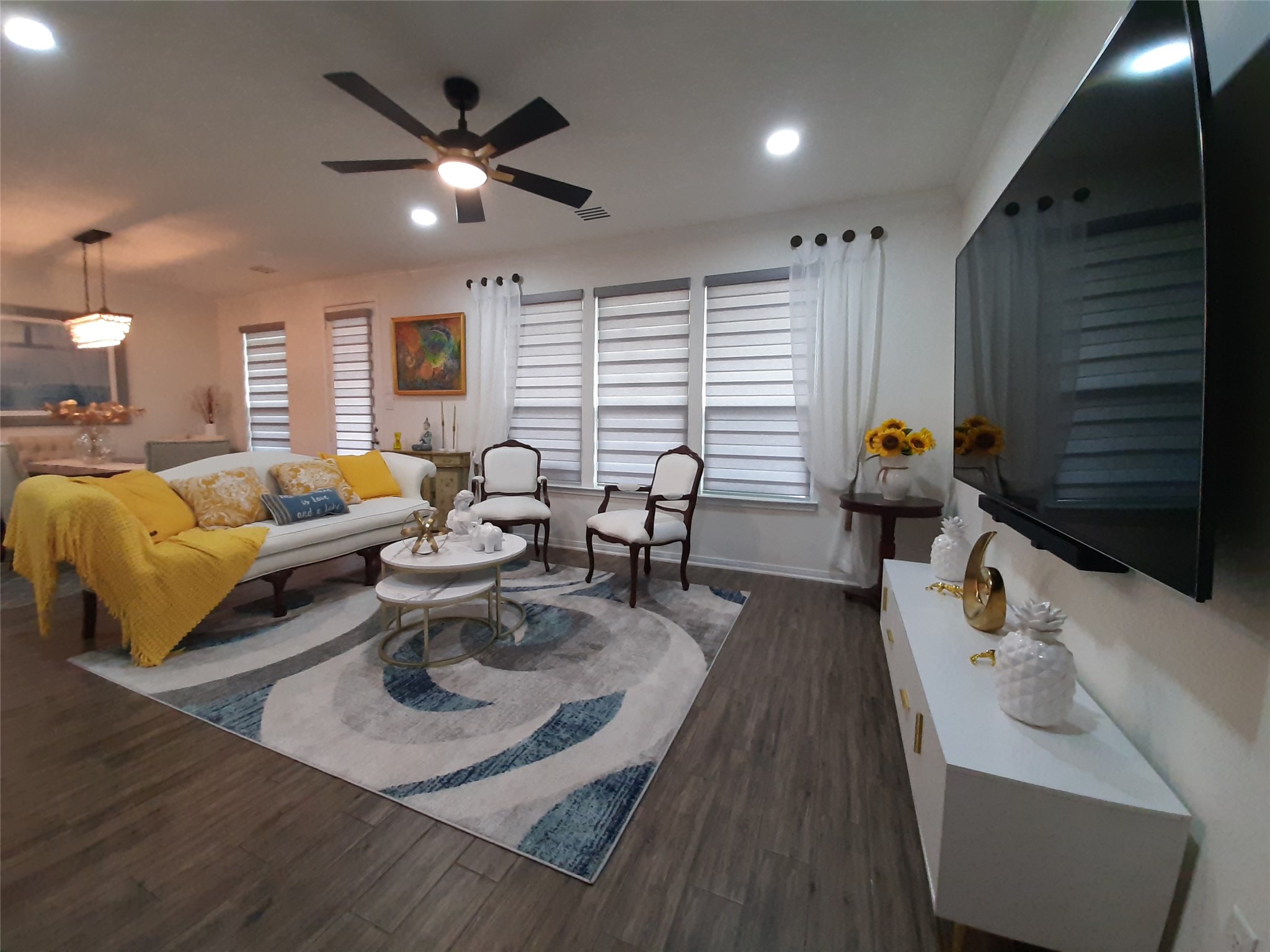 3322 Forest Chitto Dr Spring Spring, TX 77373 - Photo 4 of 18 a living room with furniture and a large window
