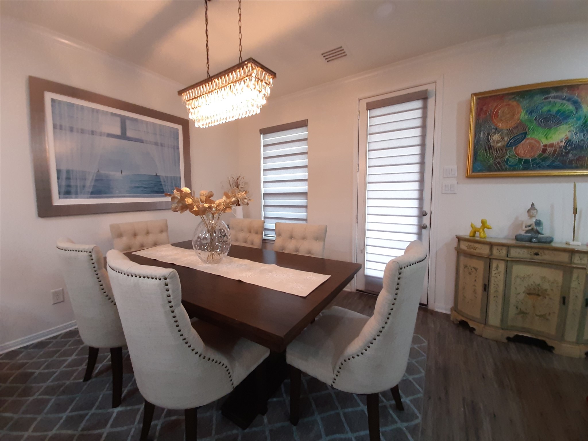 3322 Forest Chitto Dr Spring Spring, TX 77373 - Photo 8 of 18 a view of a dining room with furniture window and wooden floor