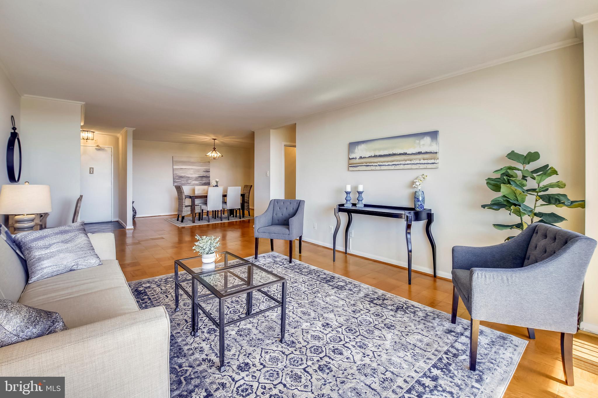 5101 River Road, Unit 1406 Bethesda, MD 20816 - Photo 15 of 30 LIVING ROOM
