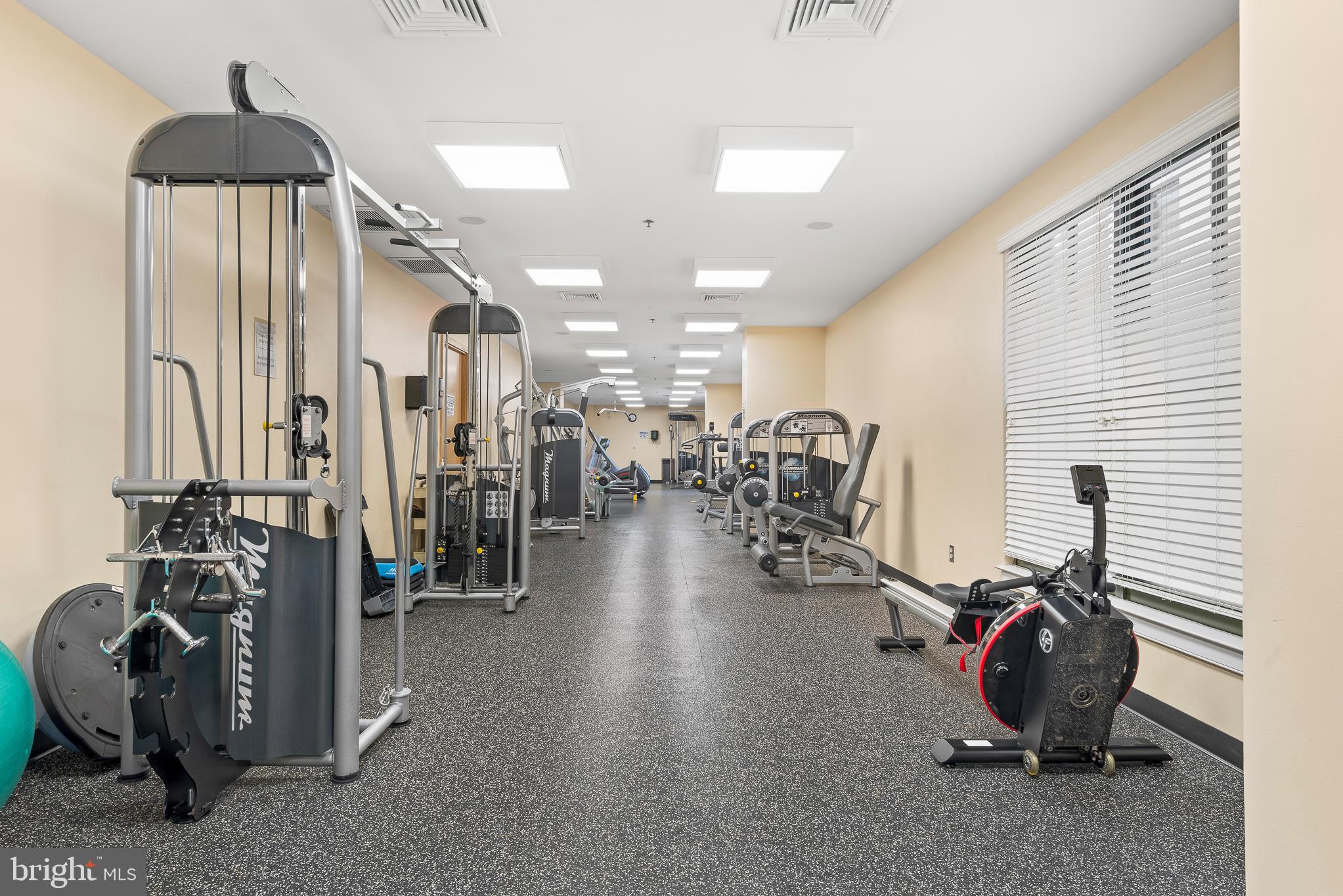 910 M Street Northwest, Unit 126 Washington, DC 20001 - Photo 41 of 54 a view of a room with gym equipment