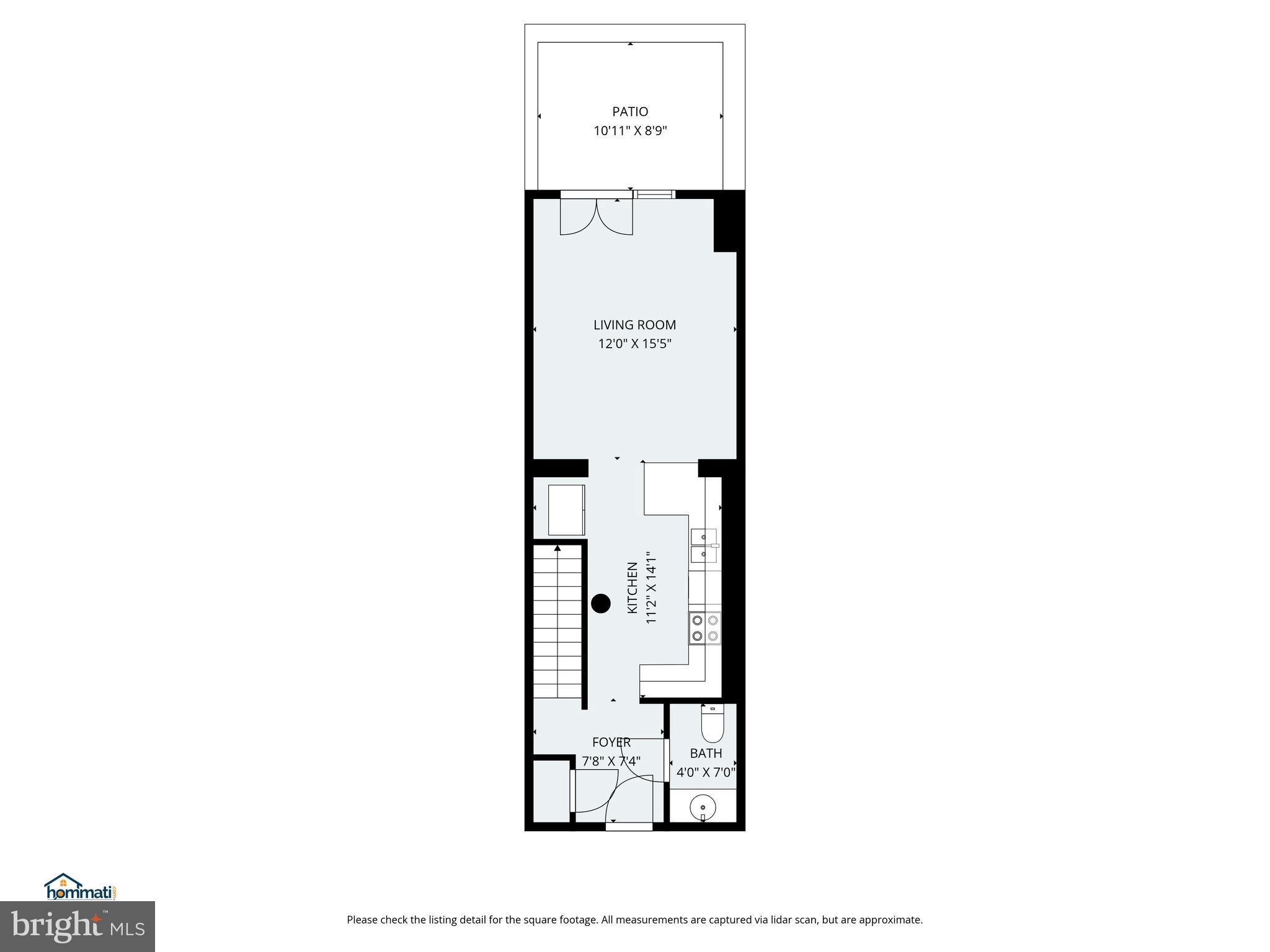 910 M Street Northwest, Unit 126 Washington, DC 20001 - Photo 53 of 54 a picture of a bench in a white building