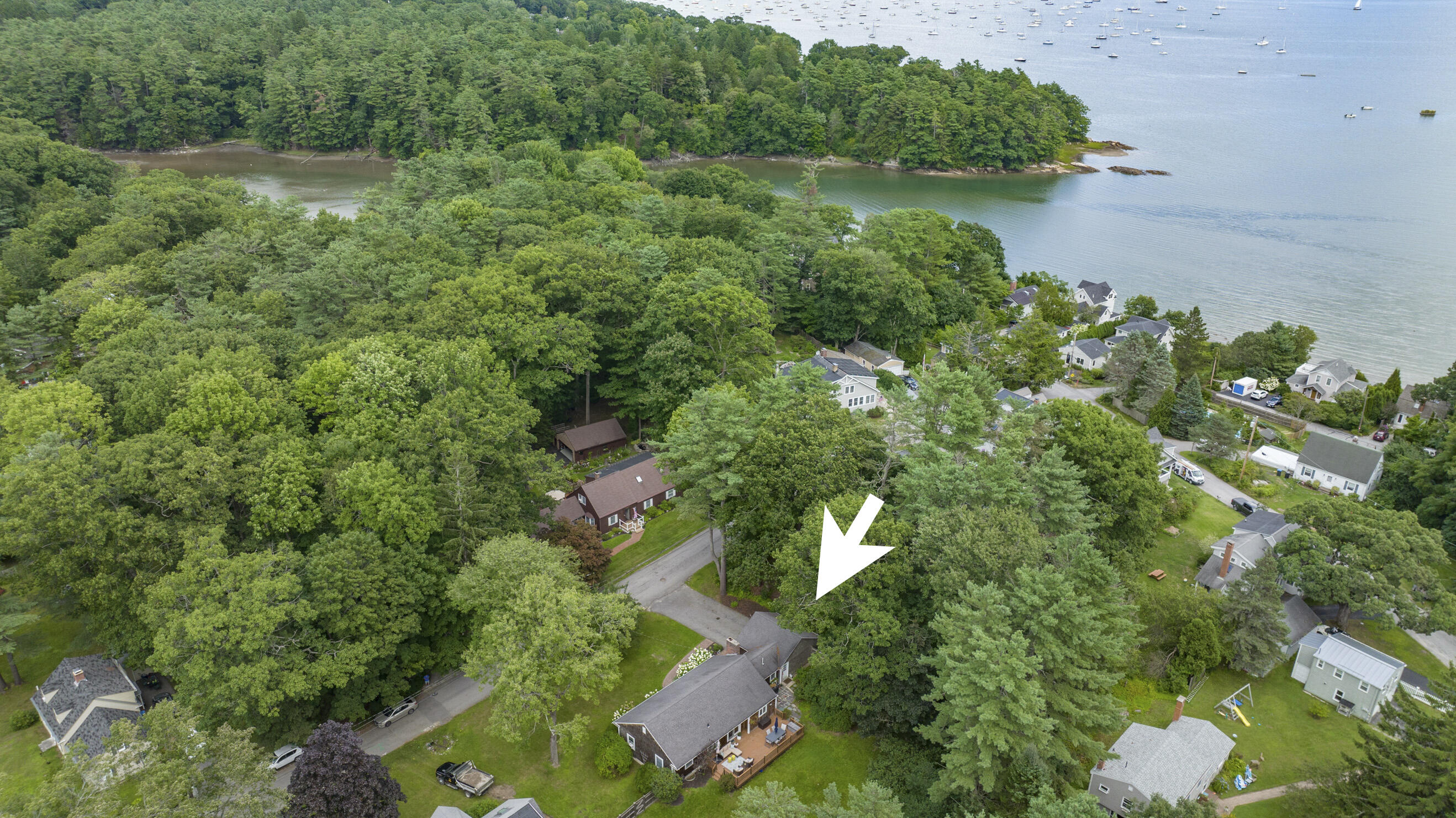 15 Edgewater Road Falmouth, ME 04105 - Photo 40 of 48 15 Edgewater Drone-10-Edit