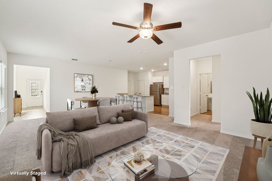 571 Aplite Pass Maxwell, TX 78656 - Photo 14 of 29 a living room with furniture