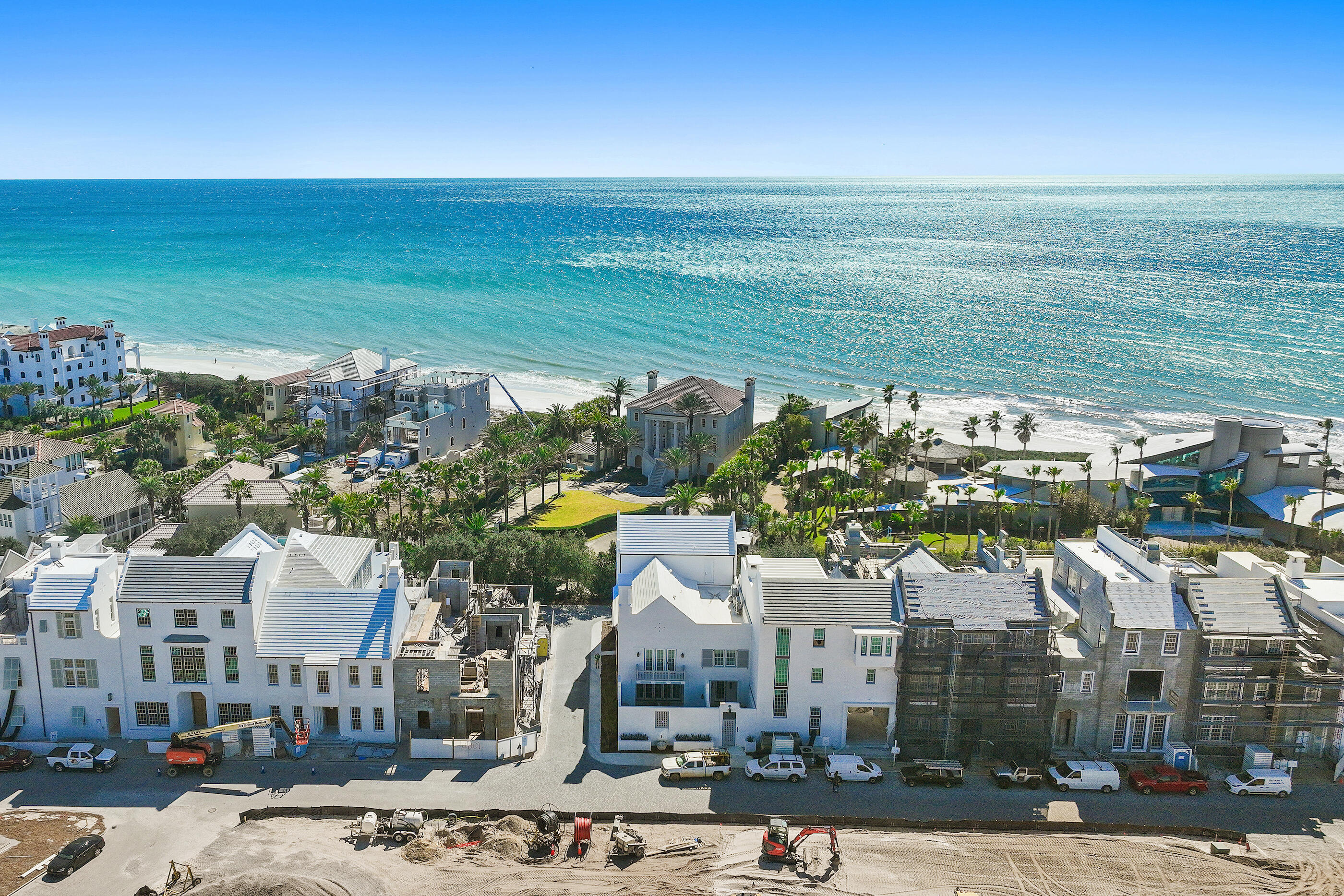 155 Elbow Beach Rd Inlet Beach Inlet Beach, FL 32461 - Photo 49 of 49 50 - Aerial - Gulf + Neighborhood