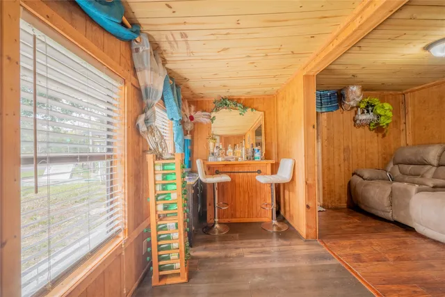 a very nice looking room with a large window