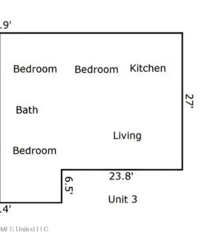 $1,100 | 90 Porters Chapel Road, Unit 3, Vicksburg, MS 39180