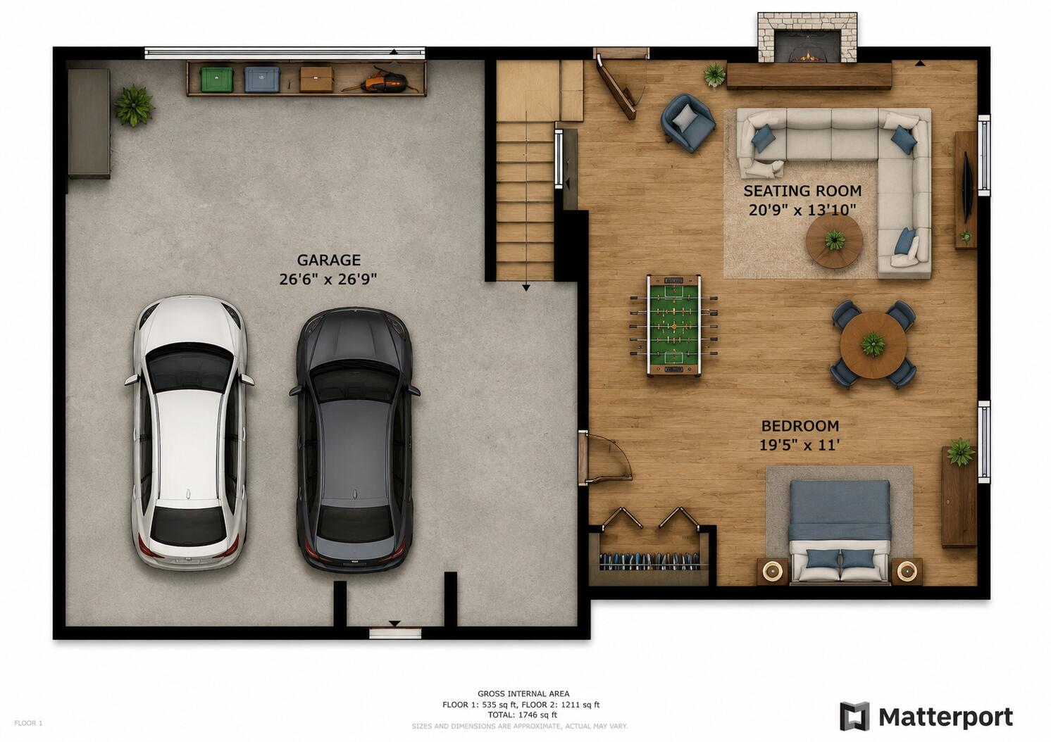 4108 Ealy Road Chattanooga, TN 37412 - Photo 32 of 33 basement color floor plan