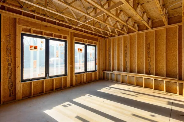 a view of a large building with many windows