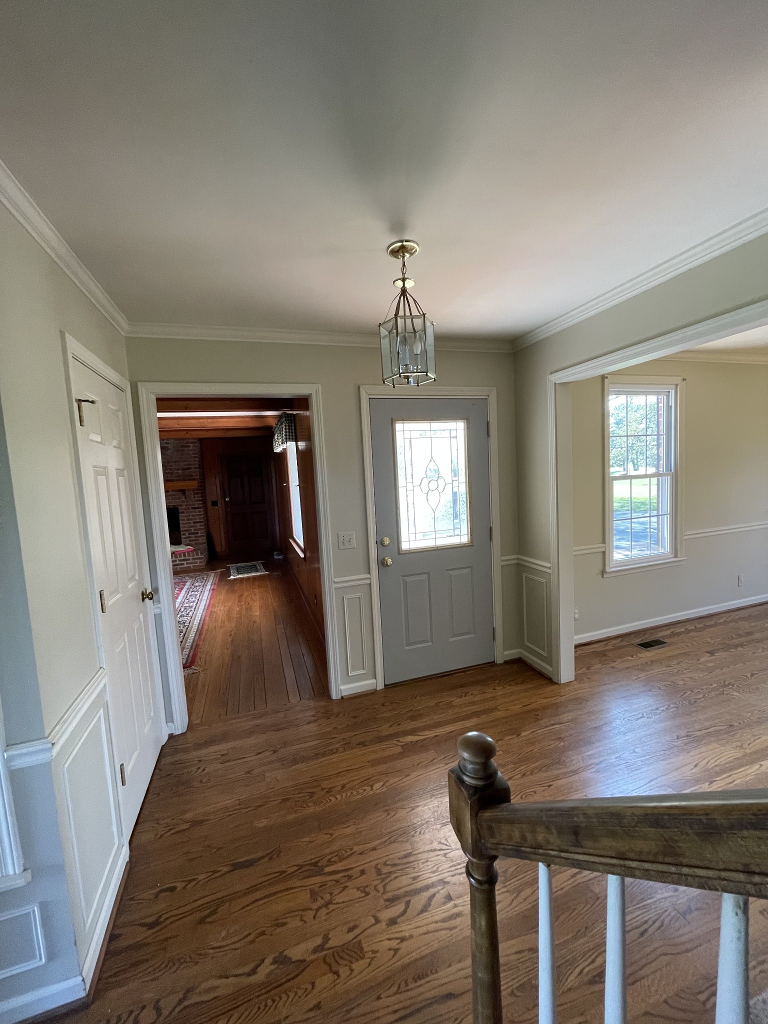 912 Long Creek Road Lafayette, TN 37083 - Photo 17 of 21 a view of a livingroom with wooden floor and staircase