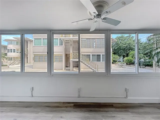 a view of a window in a room