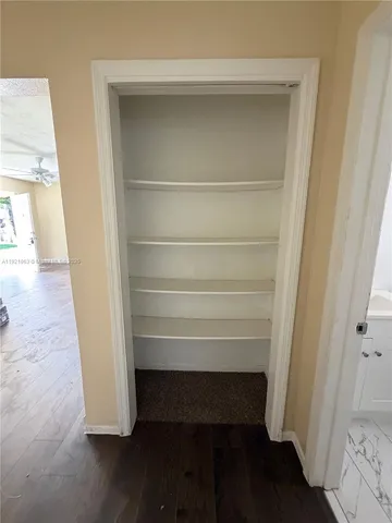 a view of walk in closet
