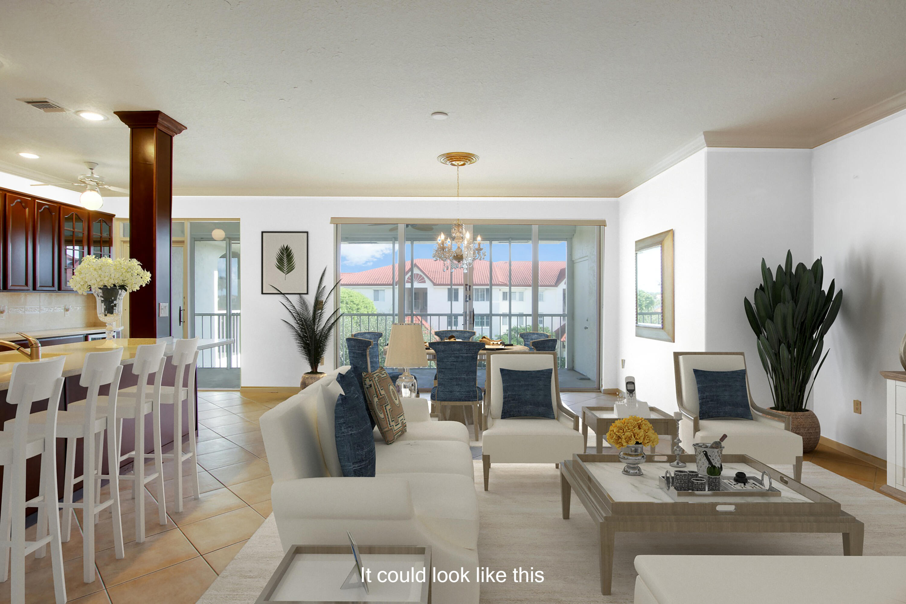 104 Half Moon Circle, Unit G3 Hypoluxo, FL 33462 - Photo 2 of 30 Living Dining