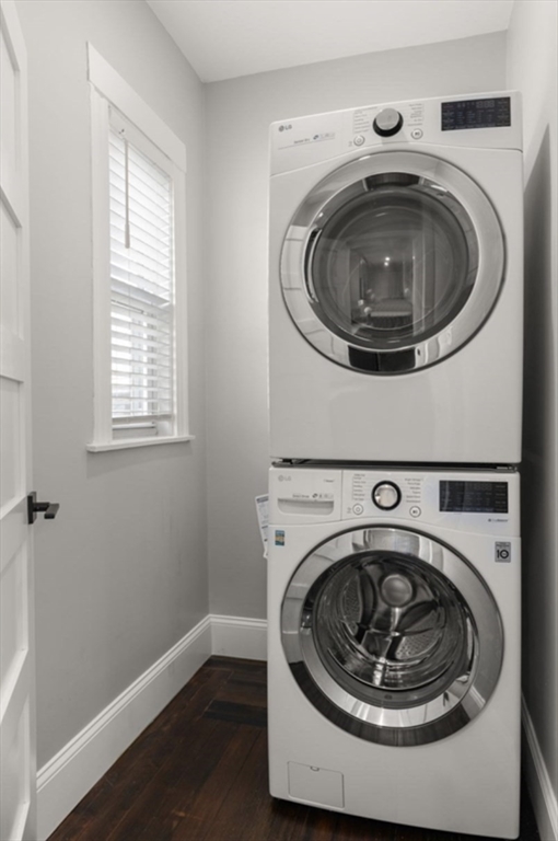 101 Draper Street, Unit 2 Boston, MA 02122 - Photo 14 of 19 a utility room with dryer and washer