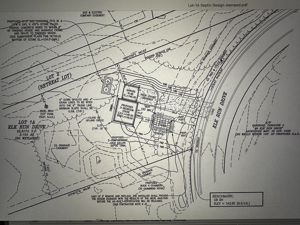 Lot1 Elk Run Road Middleboro, MA 02346 - Photo 2 of 2 a view of a wall with a window