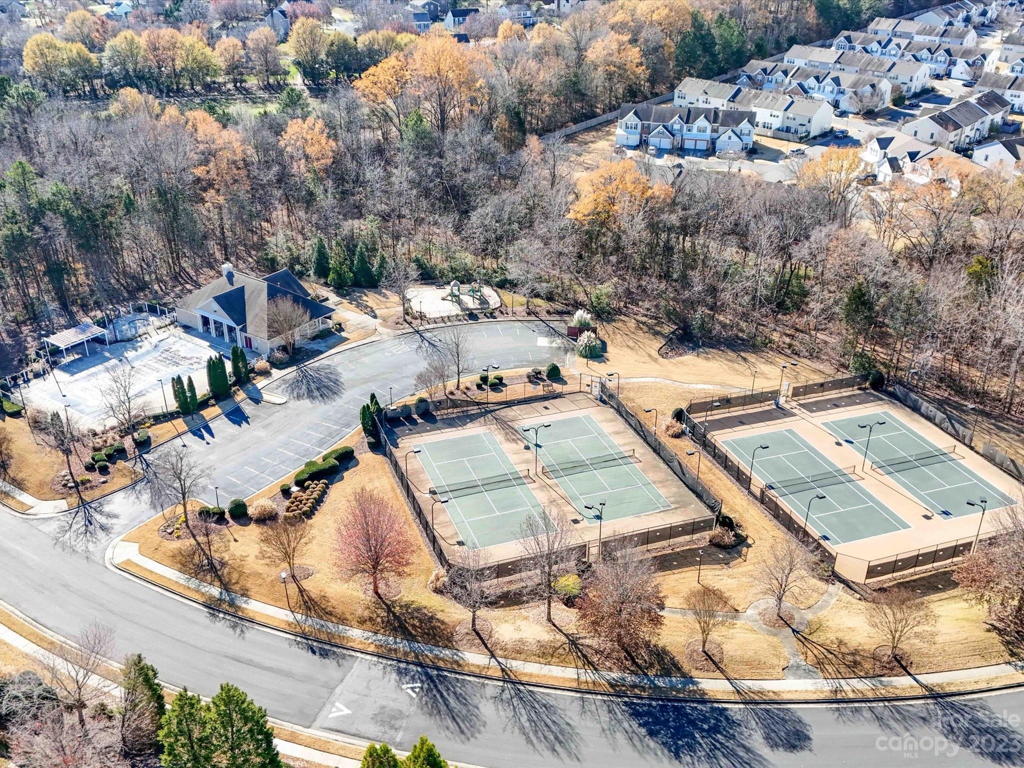 11755 Huxley Road Charlotte, NC 28277 - Photo 37 of 37 an aerial view of residential houses with outdoor space