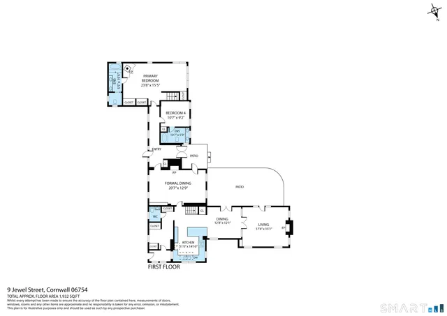 $950,000 | 9 Jewell Street, Cornwall, CT 06754