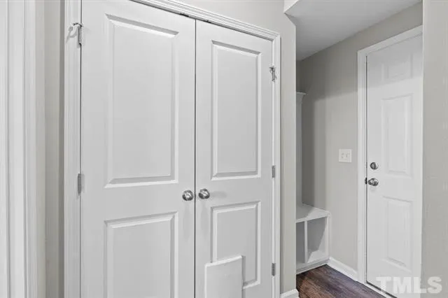 a view of front door