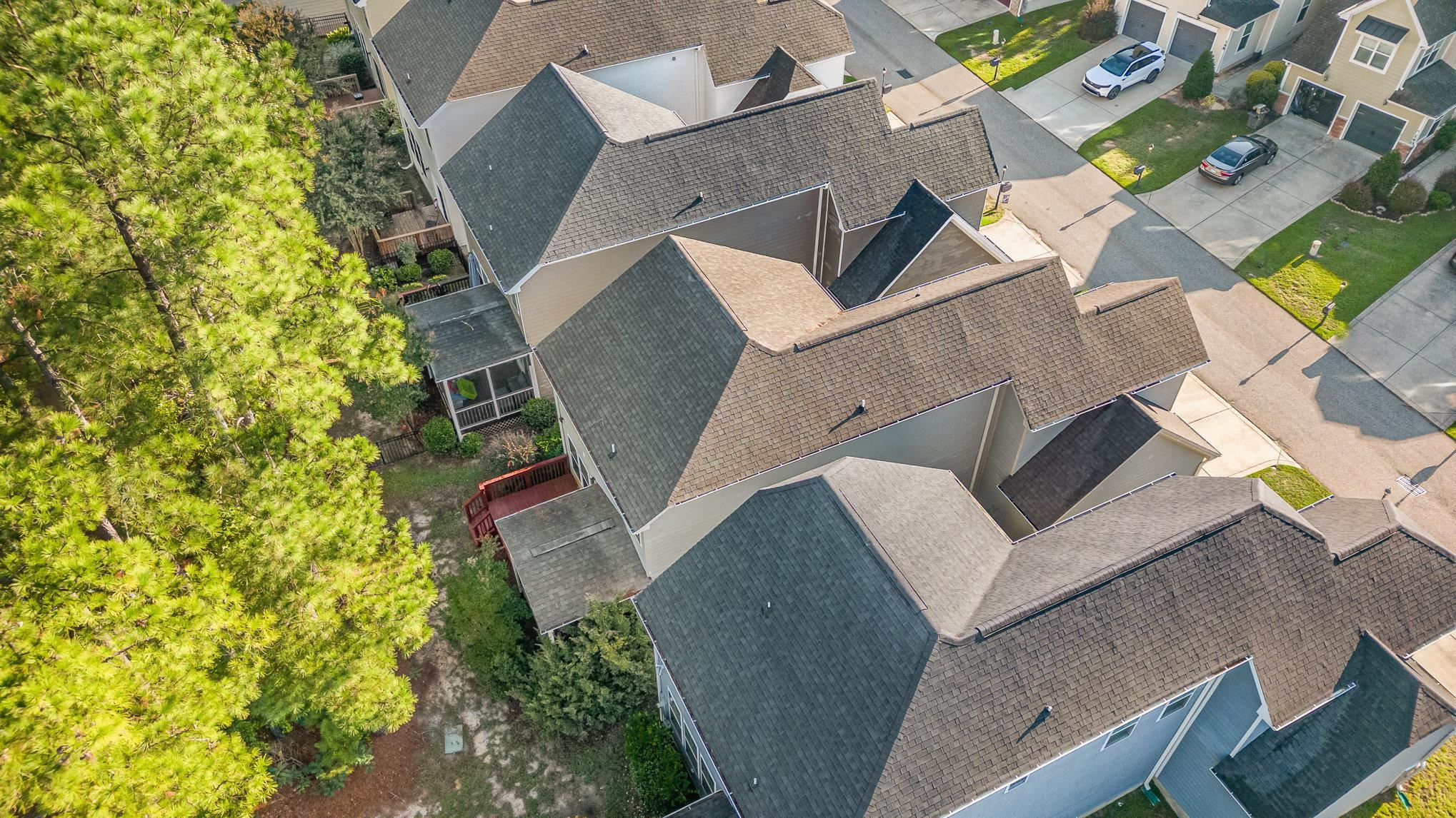 135 Pine Hawk Drive Spring Lake, NC 28390 - Photo 31 of 41 an aerial view of a house with garden space and street view