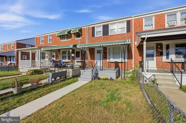 a view of a building with a patio
