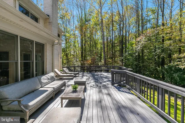 a view of balcony with couch and outdoor seating