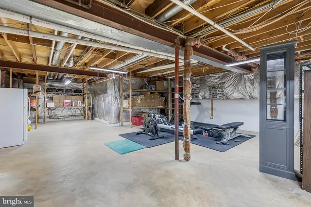 a view of storage and utility room