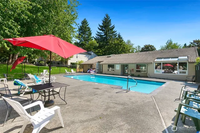 a room with furniture and a window