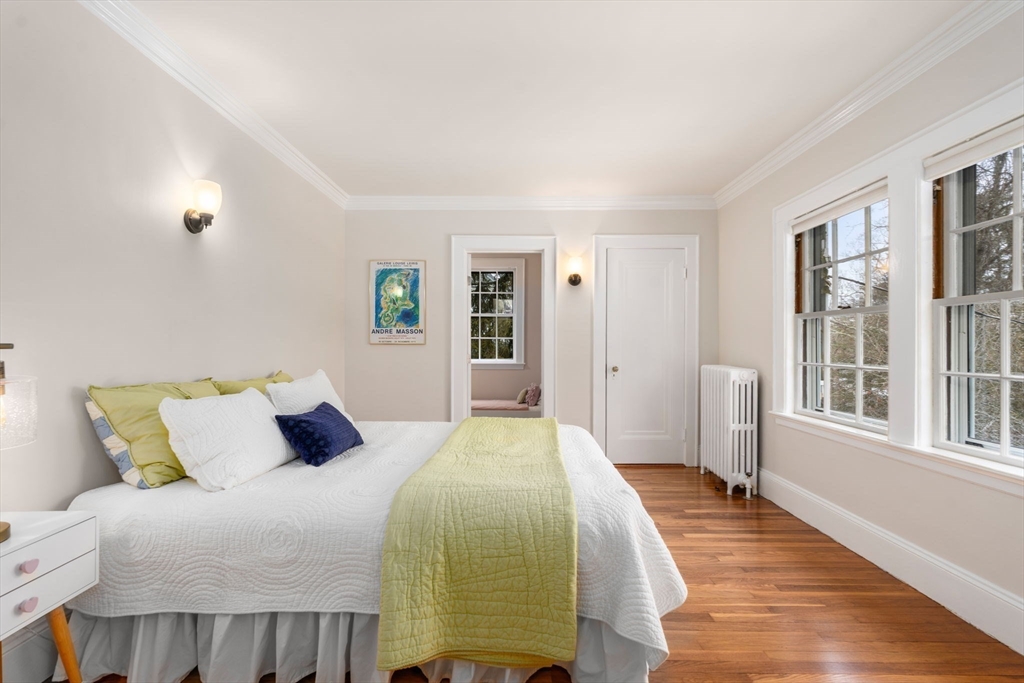 15 Gammons Road Newton, MA 02468 - Photo 17 of 20 a bedroom with a bed and a window