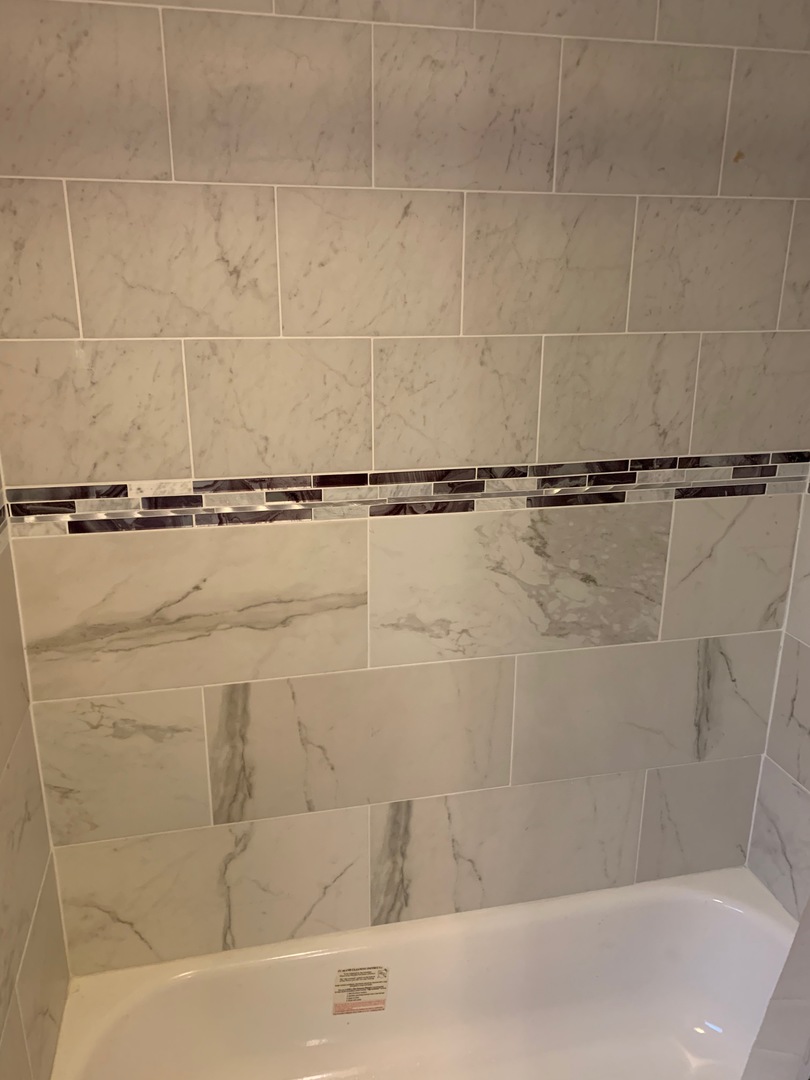 549 East 60th Street, Unit 1 Chicago, IL 60637 - Photo 10 of 11 a bathroom with a shower and a bath tub