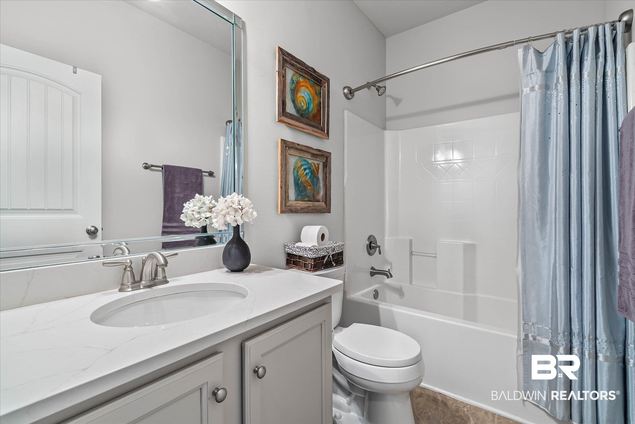 10677 Orkney Way Spanish Fort, AL 36527 - Photo 14 of 22 Bathroom with shower / bath combo and vanity