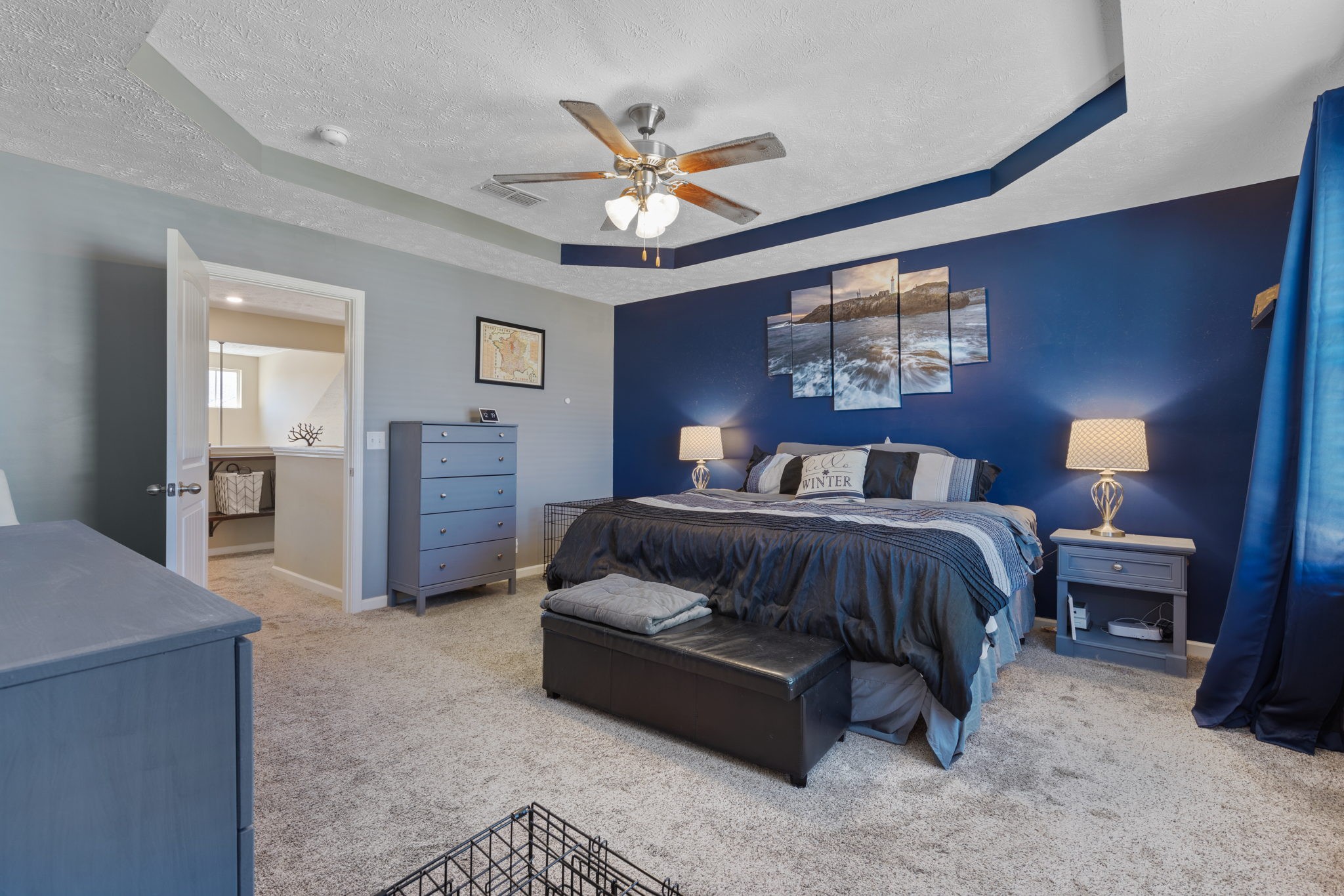 4406 Prometheus Way Murfreesboro, TN 37128 - Photo 12 of 27 a bedroom with a bed and dresser