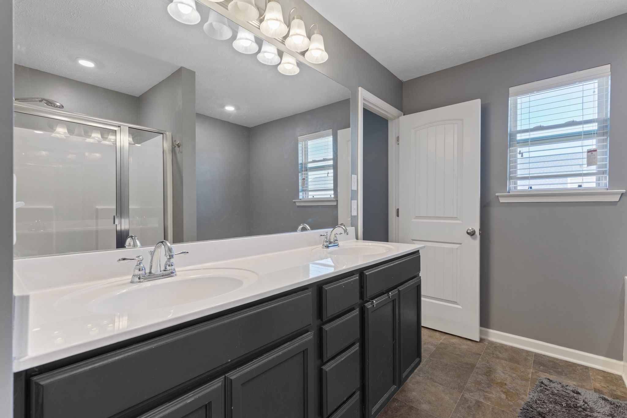 4406 Prometheus Way Murfreesboro, TN 37128 - Photo 14 of 27 a bathroom with a sink double vanity and a mirror