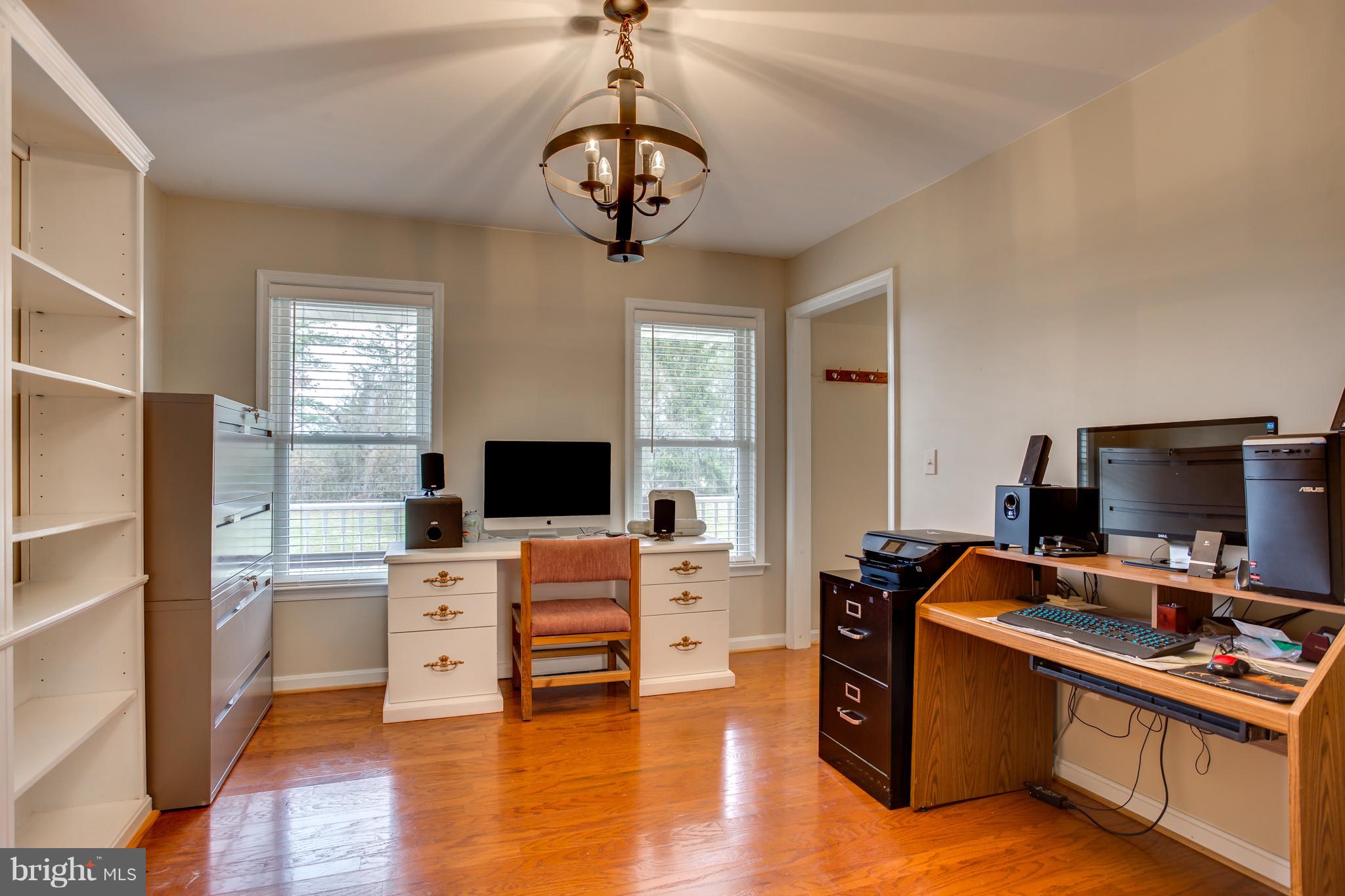 7673 Rogues Road Nokesville, VA 20181 - Photo 13 of 30 Dining Room or Office With Built-In Shelving