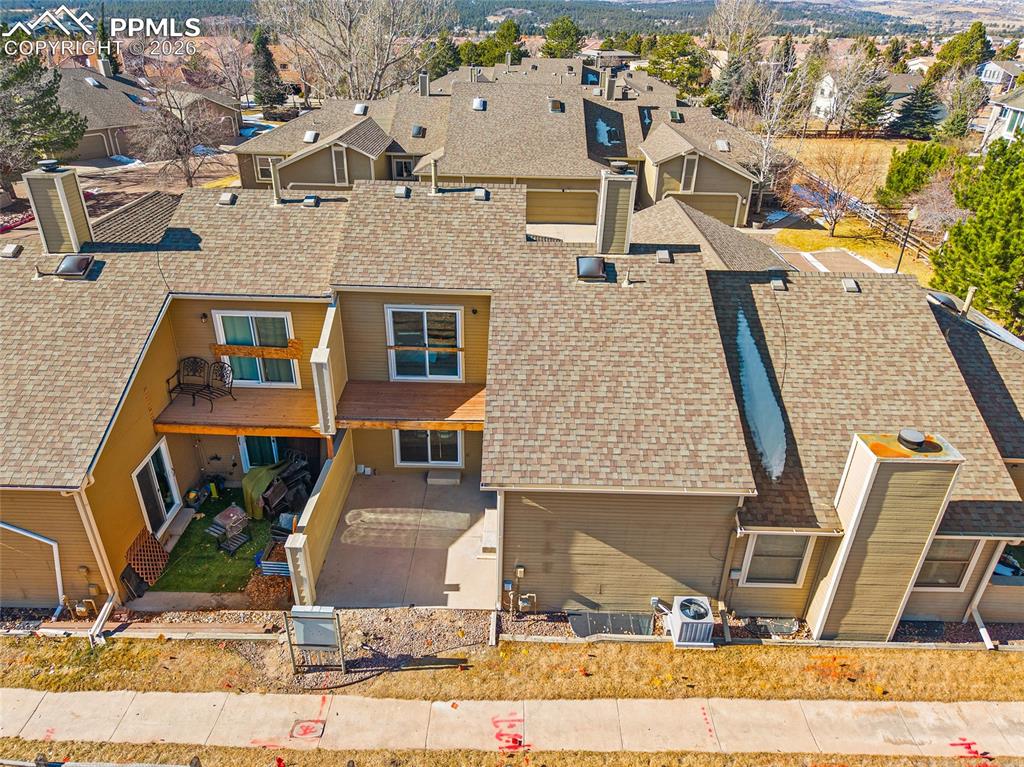 62 Rising Sun Terrace Colorado Springs, CO 80921 - Photo 40 of 46 an aerial view of a house