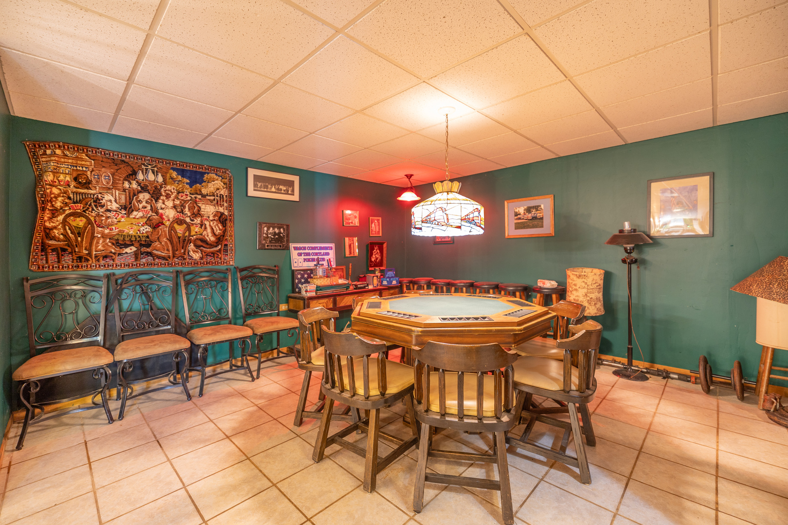 15534 Somonauk Road DeKalb, IL 60115 - Photo 25 of 48 a view of a dining room with furniture a chandelier and wooden floor