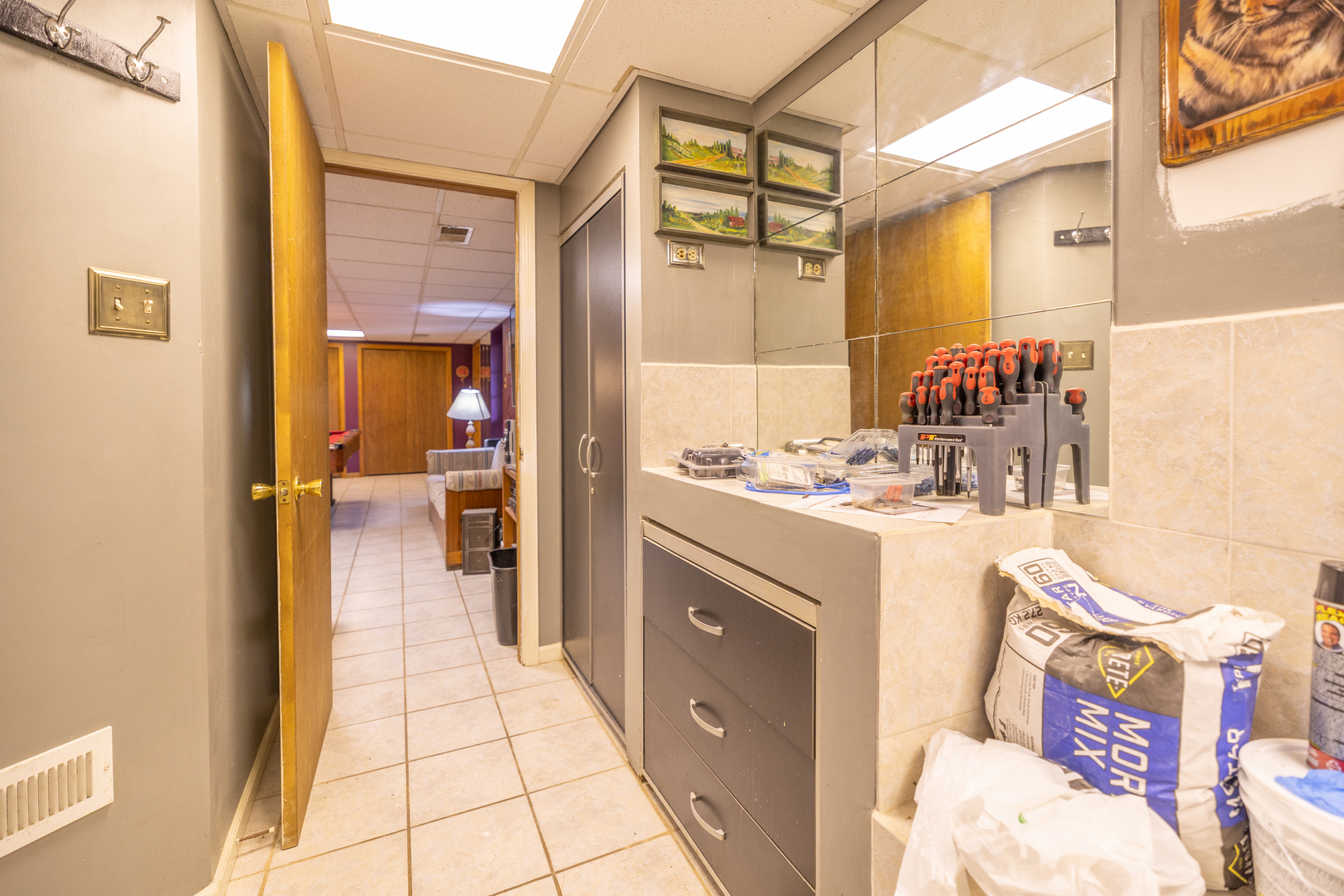 15534 Somonauk Road DeKalb, IL 60115 - Photo 28 of 48 a bathroom with a sink a toilet and shower