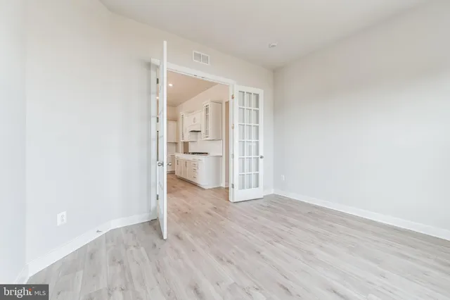 wooden floor in an empty room
