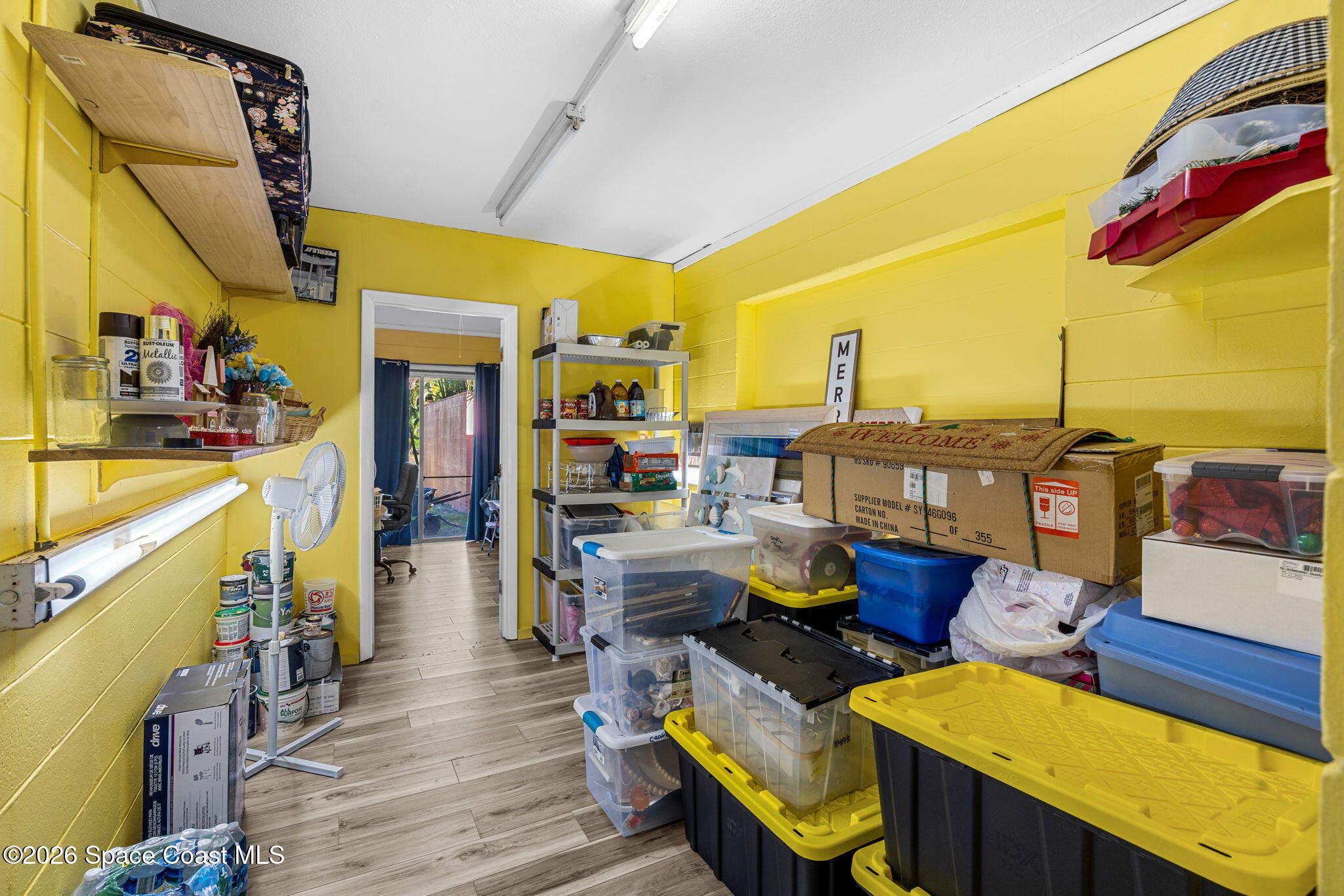 1044 Samar Road Cocoa Beach, FL 32931 - Photo 33 of 56 2 rooms under air off the garage