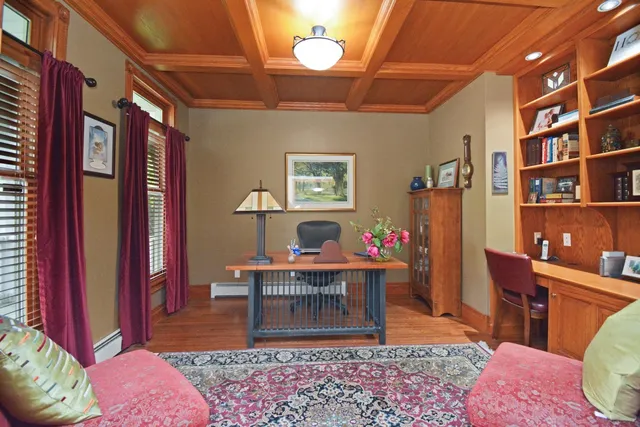 a kitchen with stainless steel appliances granite countertop a stove and a refrigerator