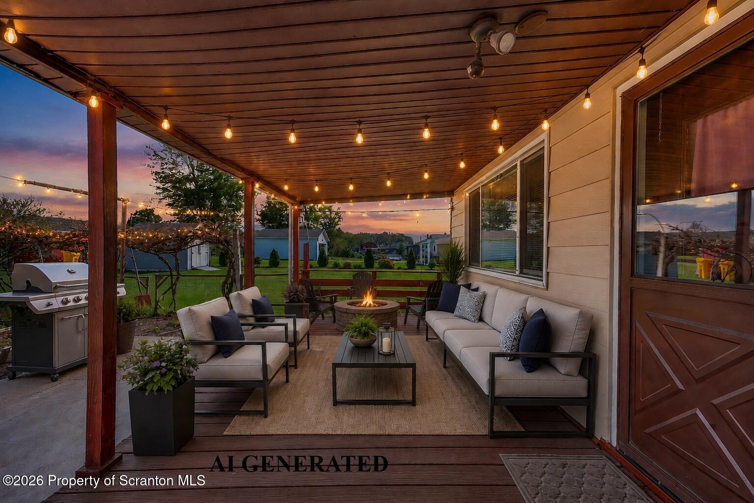 326 Main Street Eynon, PA 18403 - Photo 33 of 42 modern deck-AI