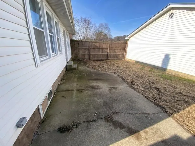 a view of empty room