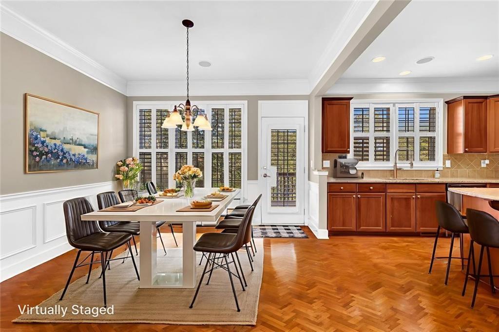 4888 Colchester Court, Unit 163 Atlanta, GA 30339 - Photo 3 of 44 a view of a dining room with furniture window and outside view
